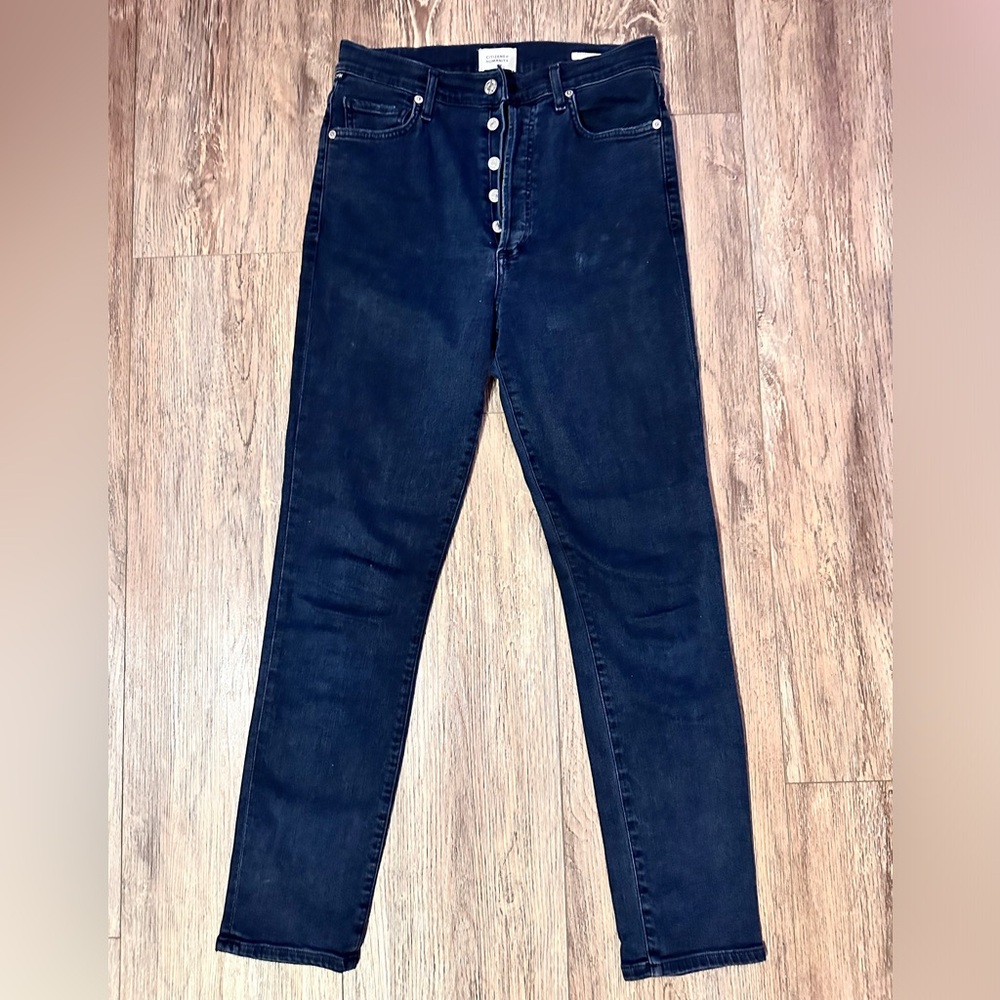CITIZENS OF HUMANITY ⭐️ Olivia Ankle Jeans, size 27, Dark Blue, Stretchy, EUC